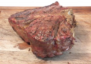 Grassfed Porterhouse Steak Tender grass-fed Porterhouse steak barbecued by Stanley A. Fishman
