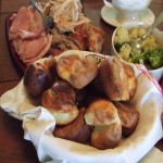 Thanksgiving Dinner: Ham, Turkey, and Yorkshire Pudding